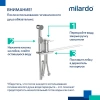 Смеситель Milardo Tidy,001SB00M08 с гигиеническим душем с установкой на унитаз, глянцевый хром