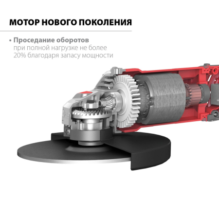 Машина углошлифовальная ЗУБР 2200 Вт, d230 мм, (УШМ-230-2205 П)