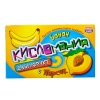 Конфеты жевательныеКисломания дабл фрукт банан-персик 14г CHW042