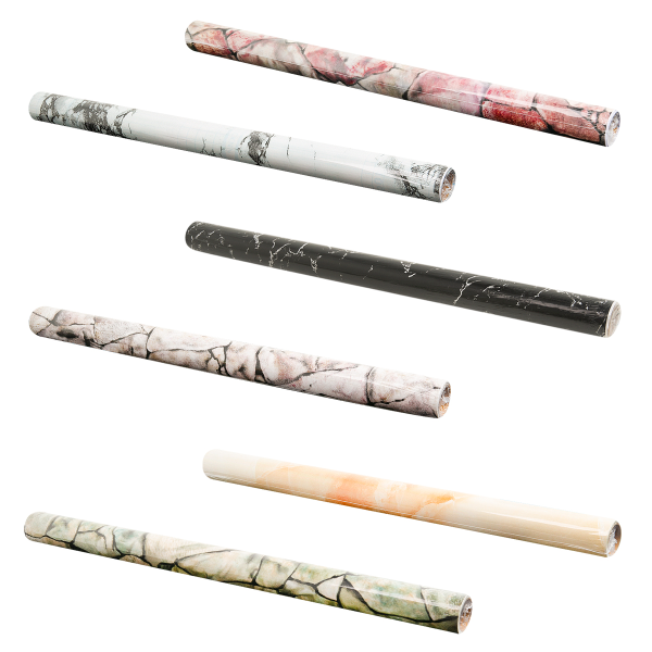 Пленка самоклеящаяся 45х200  см PRC мраморный узор,в ассортименте