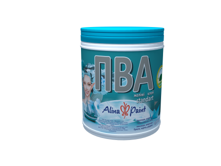 Клей ПВА, Alina Paint Standart, 0,8 кг (линолеум, ковролан)