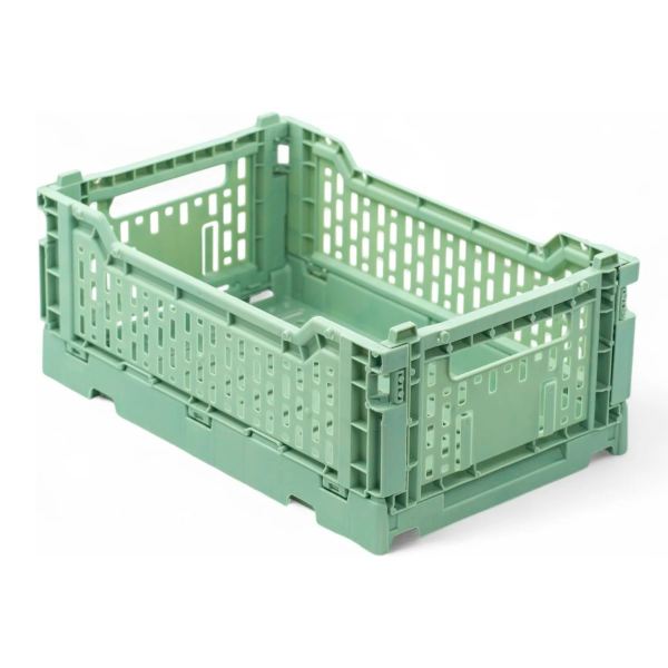 Корзина для хранения складная CASSA размер S зелёная 4л G-634-GN