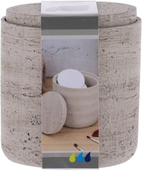 Органайзер для хранения ватных дисков Tendance CONCRETE EFFECT 67174180