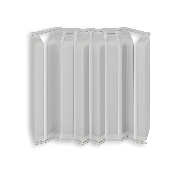 Накладки для плинтуса фигурного 80мм "Идеал Дюра" (набор из 8 эл. во флоупаке), 002 Светло-серый