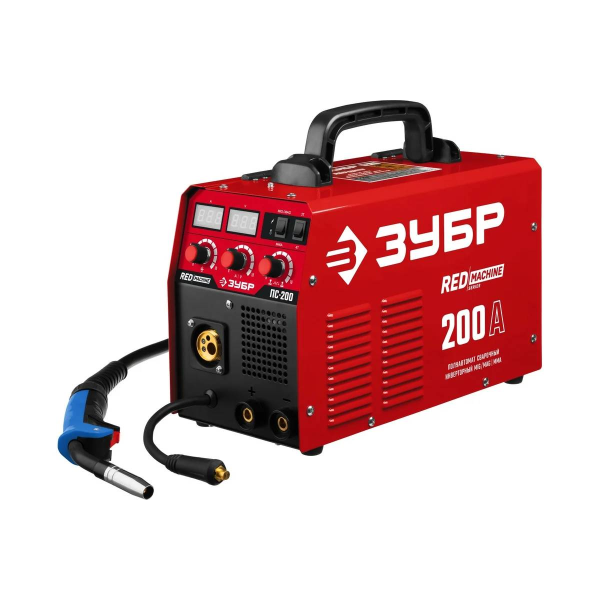 Полуавтомат сварочный ЗУБР инверторный, ПС-200, 200 А