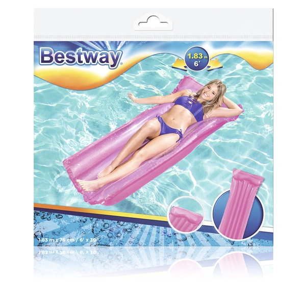 Матрас пляжный Bestway Deluxe Comfort 183х76 см в ассортименте 44013