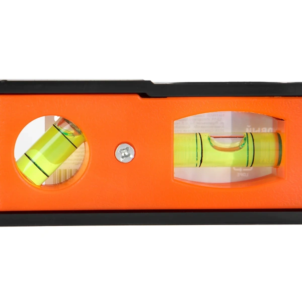Уровень, 225 мм, 3 глазка, магнитный, пластмассовый "Торпедо" (II)// Sparta