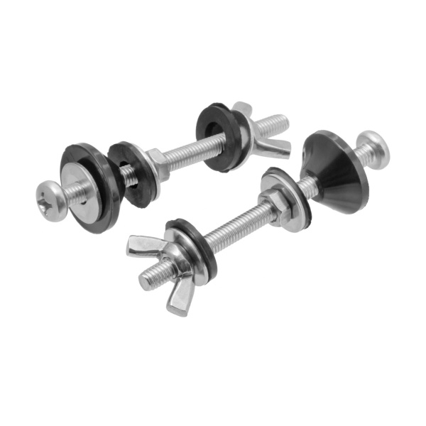 Крепление для бачка унитаза М6 с гайкой барашек Premium (нерж), MP