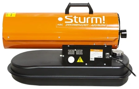 Пушка тепловая дизельная Sturm! DKH15 15 кВт, 350 м3/час, потребл. 1,18 л/ч, бак 12 л
