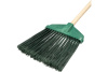 Метла полипропиленовая, 345х200х1420 мм, веерная распушенная, деревянный черенок, Россия// Сибртех