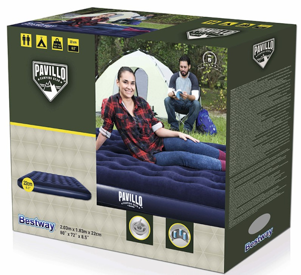Кровать надувная Bestway Mattress King 203х185х22 см 67004