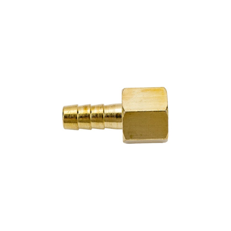 Соединение внутр. резьба 1/4" х елочка 8 мм (латунь) ECO