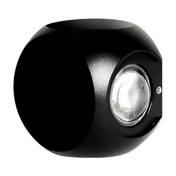 Светильник настенный  LED DF2276-2SF 2W.3000K черный 65*65мм