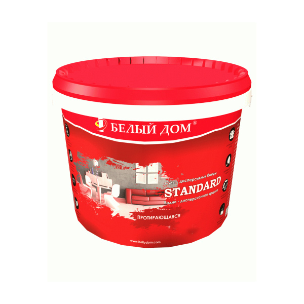 Краска акриловая Белый Дом STANDARD 25 кг