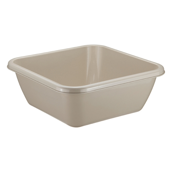 Таз квадратный IDEA 17л Латте