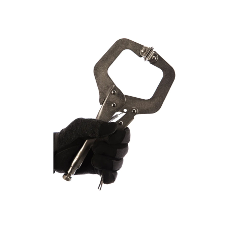 Зажим ручной, увеличенный захват, подвижные губки, 270 мм// Сибртех