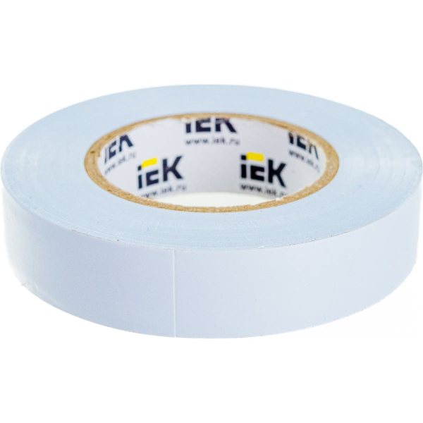 Изолента 0,13х15мм белая 20м IEK UIZ-13-10-K01