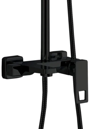 Стойка душевая со смесителем HAIBA HB24615-7 черный
