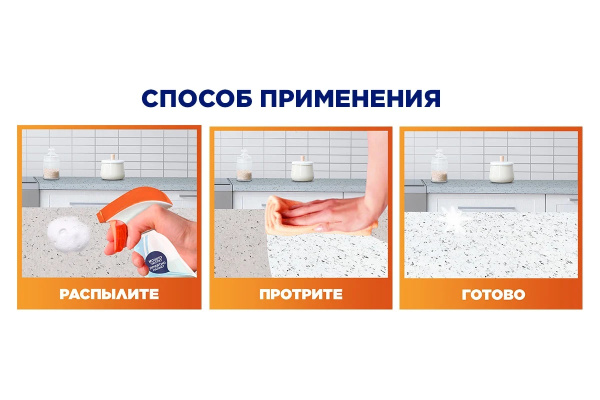 Средство чистящее для кухни Мистер Мускул Энергия цитруса с триггером 450мл