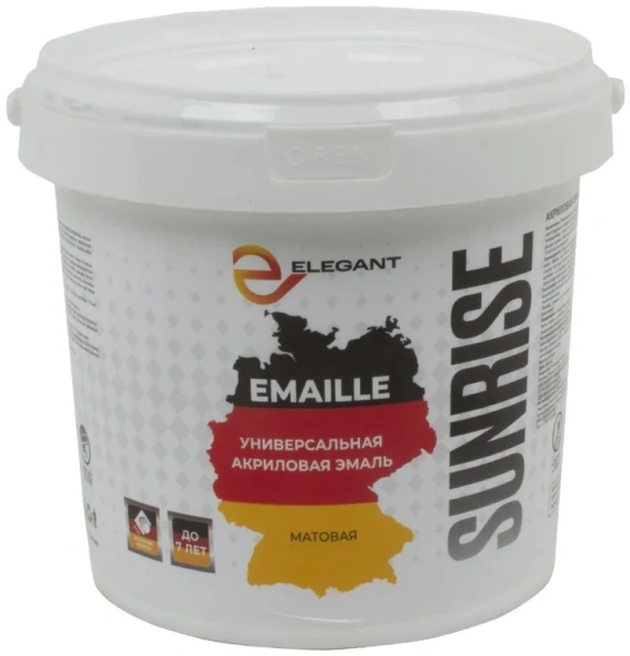 Эмаль акриловая Elegant матовый Sunrise 2 л