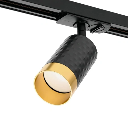 Светильник трековый WOLTA WTL-GU10/10BG под лампу GU10 Черный / Золотой CELLA