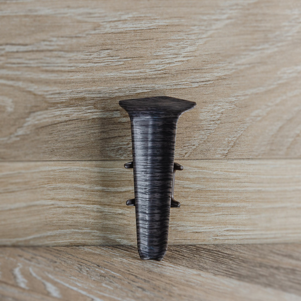 Угол внутренний для плинтуса 85мм "Деконика", 352 Каштан серый