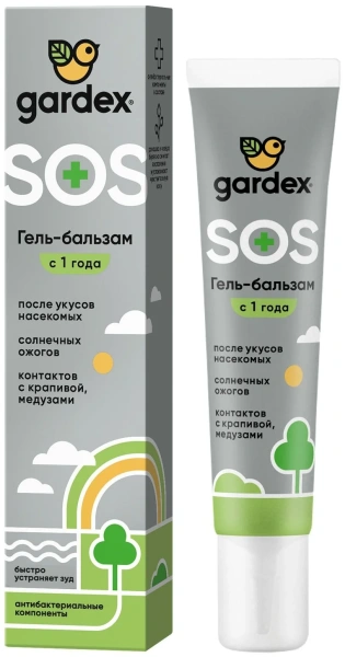 Гель - бальзам Gardex  после укусов 25мл GR0003