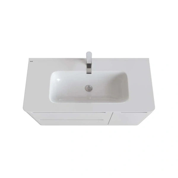 Тумба IDDIS с умывальником, напольная, 100 см, белая, Edifice, IDDIS, EDI10WFi95K
