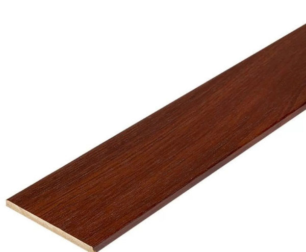 Наличник ламинированный плоский ит.орех