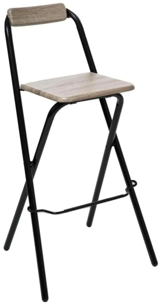 Стул барный 5Five складной 47,5х50х98 см бежевый 140448D