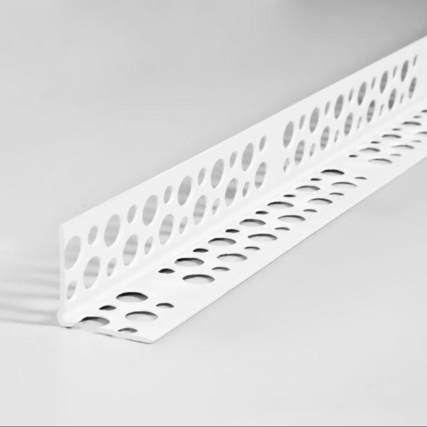 Уголок ПВХ перфорированный, 23* 23*3000 мм