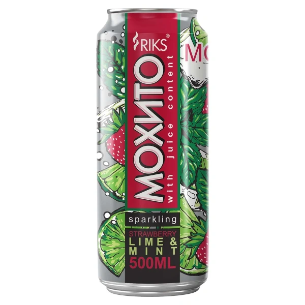 Dizzy Мохито Strawberry lime & Mint жб 0,45 л