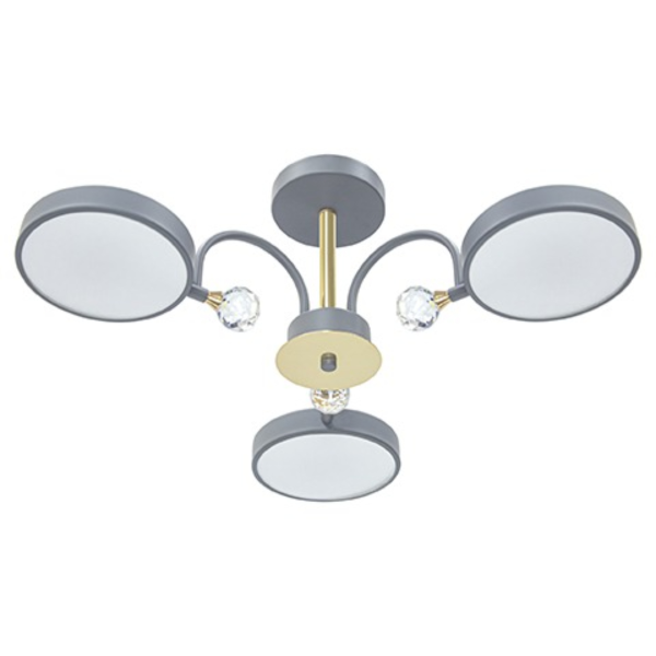 Светильник "Галактика" 1035863 ф600х200 серый LED 60Вт К008576