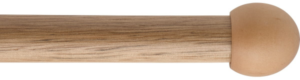 Карниз для штор Luance BOULE 2м D28 дерево натуральный 9509N2820009