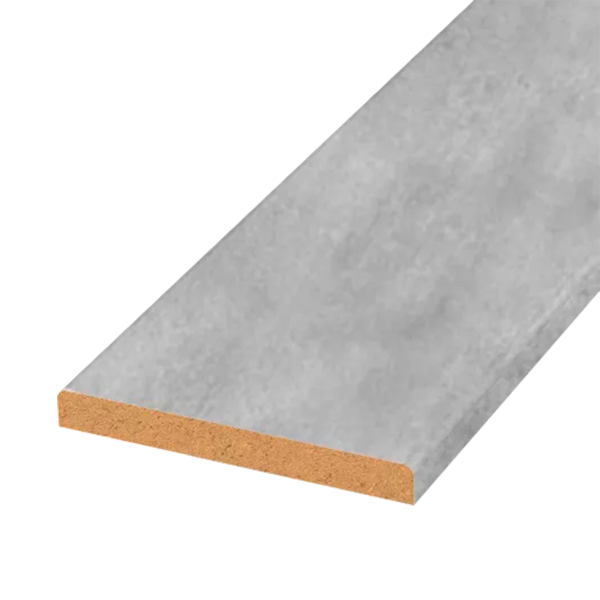 Доборный брус ПВХ Бетон светлый 10*150*2070