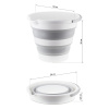 Ведро IDEA ФЛЕКС 10 л складной Смоки М 2413