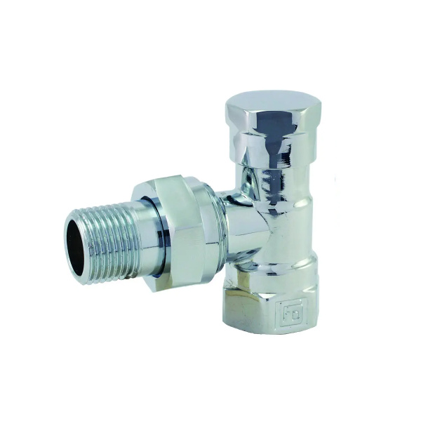 Кран радиаторный Хром FADO 1/2" угловой нижний арт.RC02