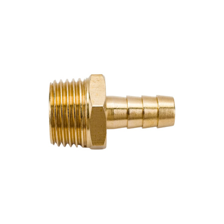 Соединение нар. резьба 1/2" х елочка 10 мм (латунь) ECO