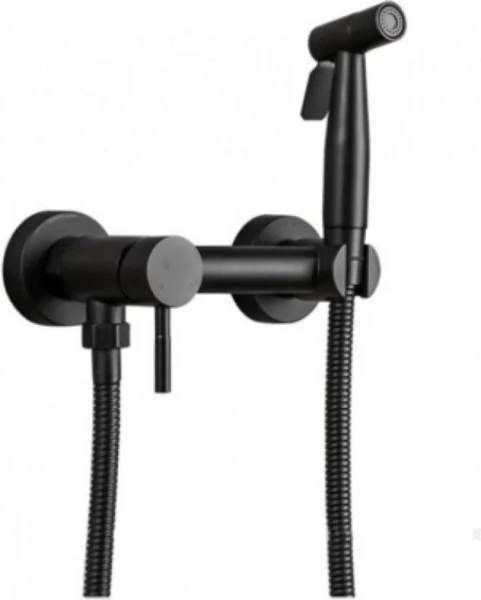 Смеситель с гигиеническим душем HAIBA HB5510-7 черный