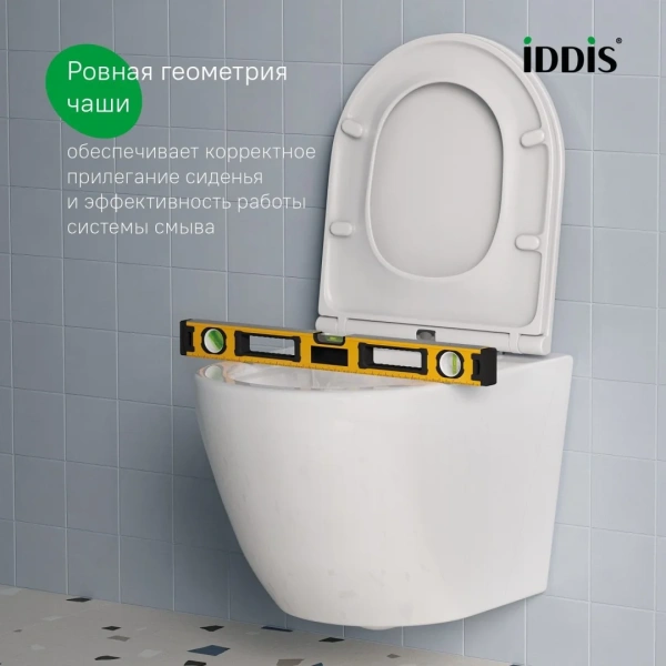Унитаз подвесной безободковый, Blanco Q, IDDIS, BLQNDSEI25