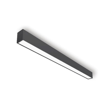 Светильник подвесной LINETA-40/SUR/40K/BLC/40W/4400LM/52x82x1200mm