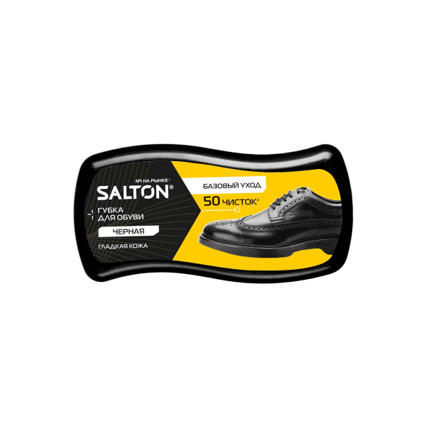 Губка Salton Волна Миди для гладкой кожи черная