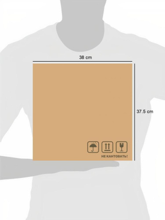 Пуф складной Atmosphera 38х37,5х38 см серый 179028A