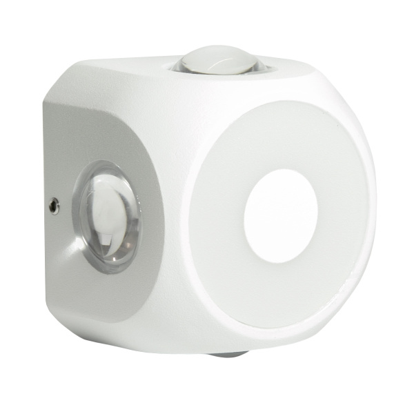 Светильник настенный  LED DF2277/4+1 6Вт.3000К белый 75*75мм