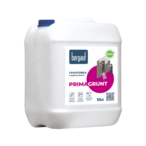 Bergauf Грунтовка Primagrunt универсальная,10л