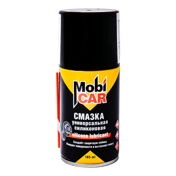 Смазка универсальная силиконовая MobiCAR, 185 мл