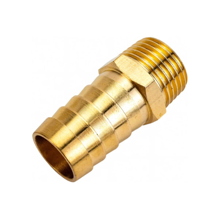 Соединение нар. резьба 1/2" х елочка 19 мм (латунь) ECO