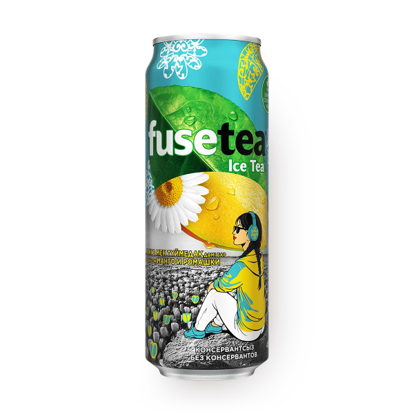 Чай холодный Fuse Tea Манго и Ромашка 0,45л ж/б