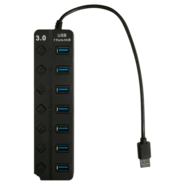 Разветвитель usb-портов ( на 7 портов) с выключателем